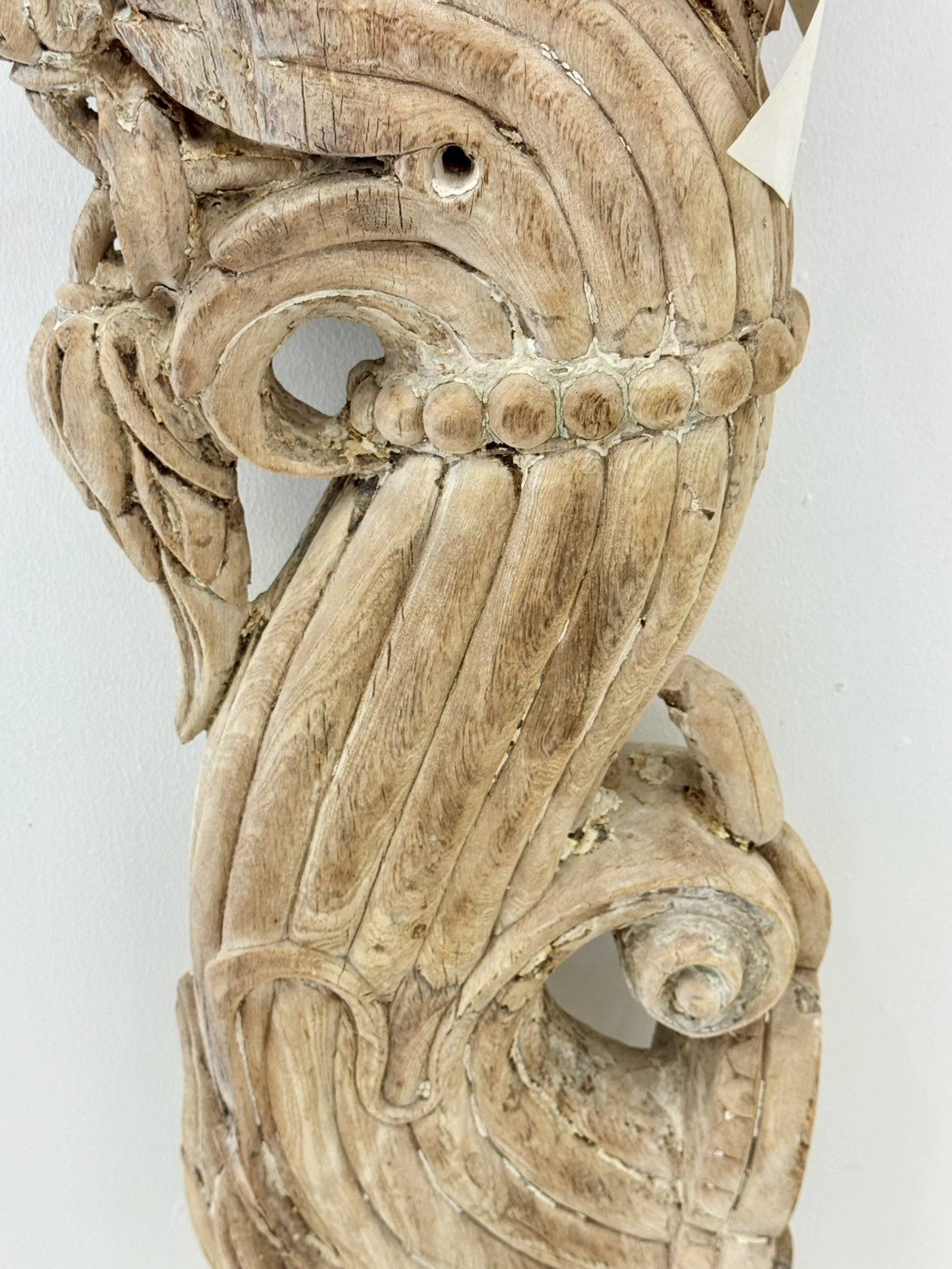 carved wood statue