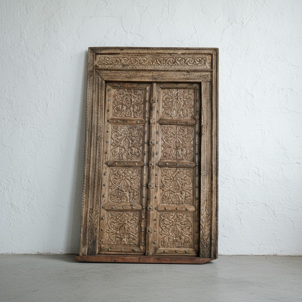  carved wooden doors
