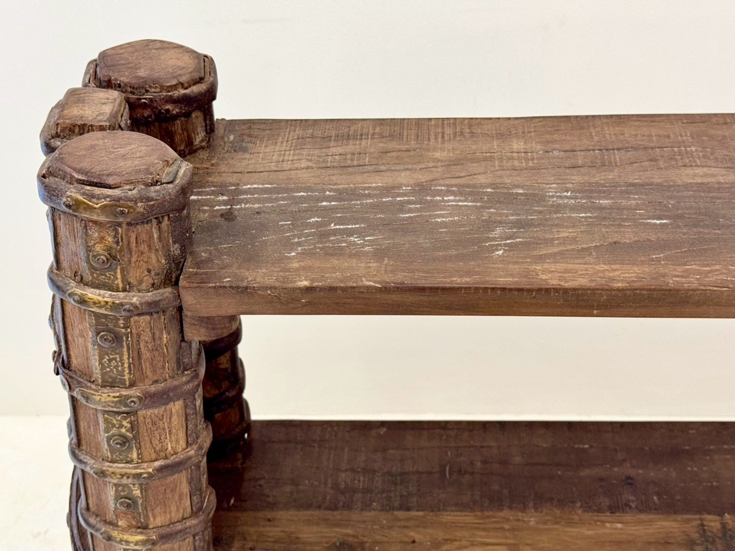carved wooden rack