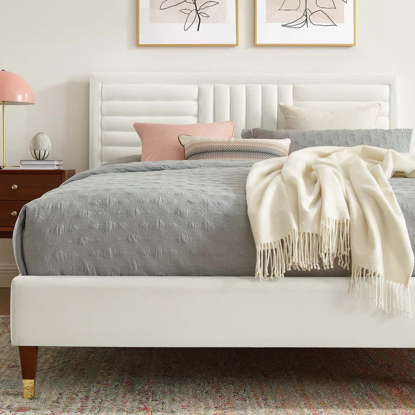  channel tufted bed
