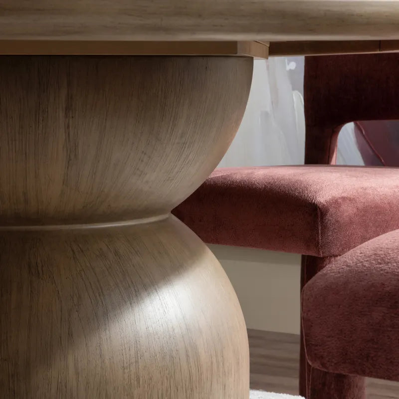 circular dining table