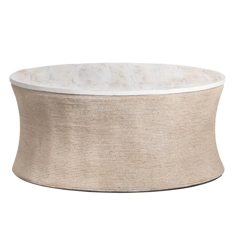 coastal rope coffee table