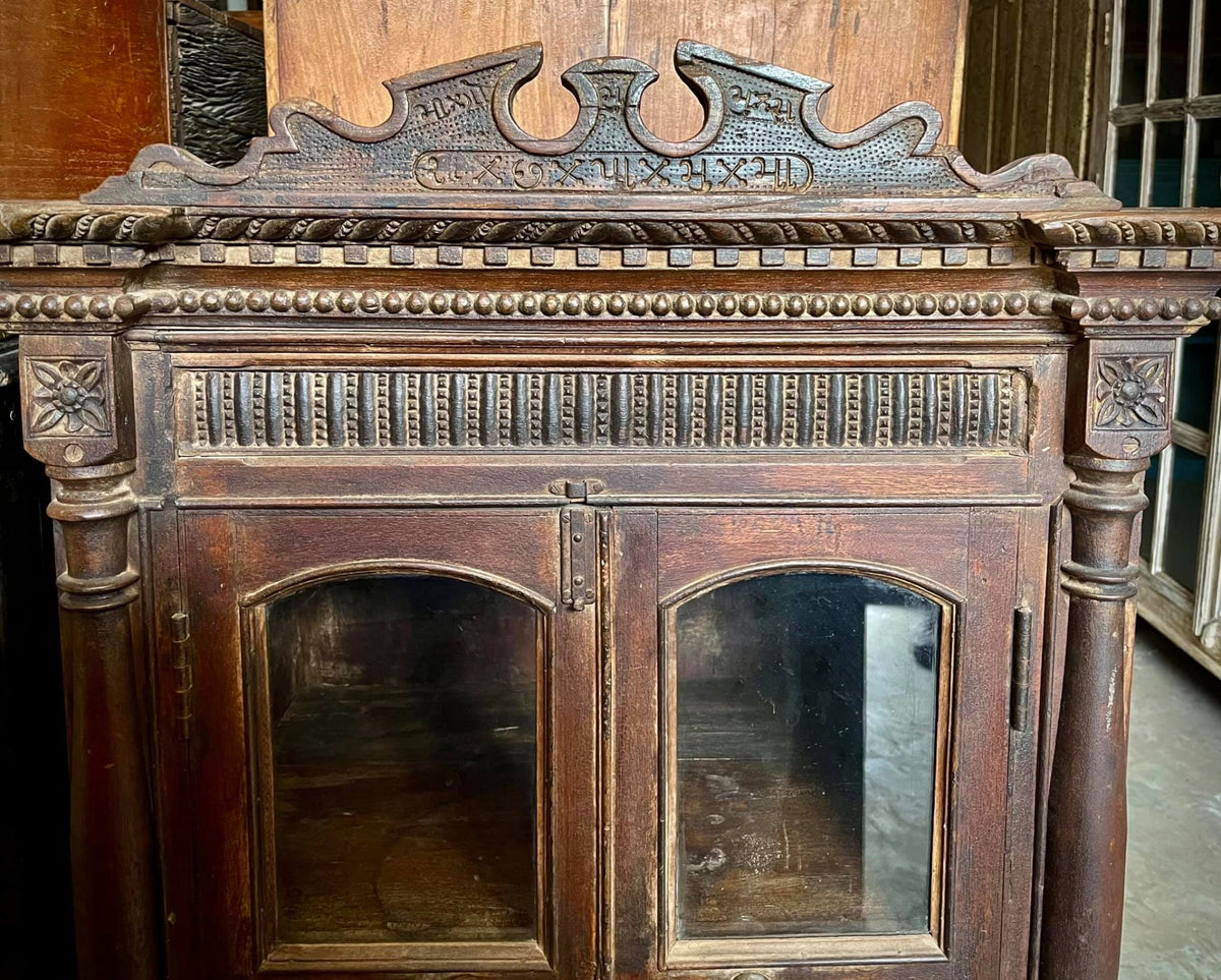 colonial display cabinet