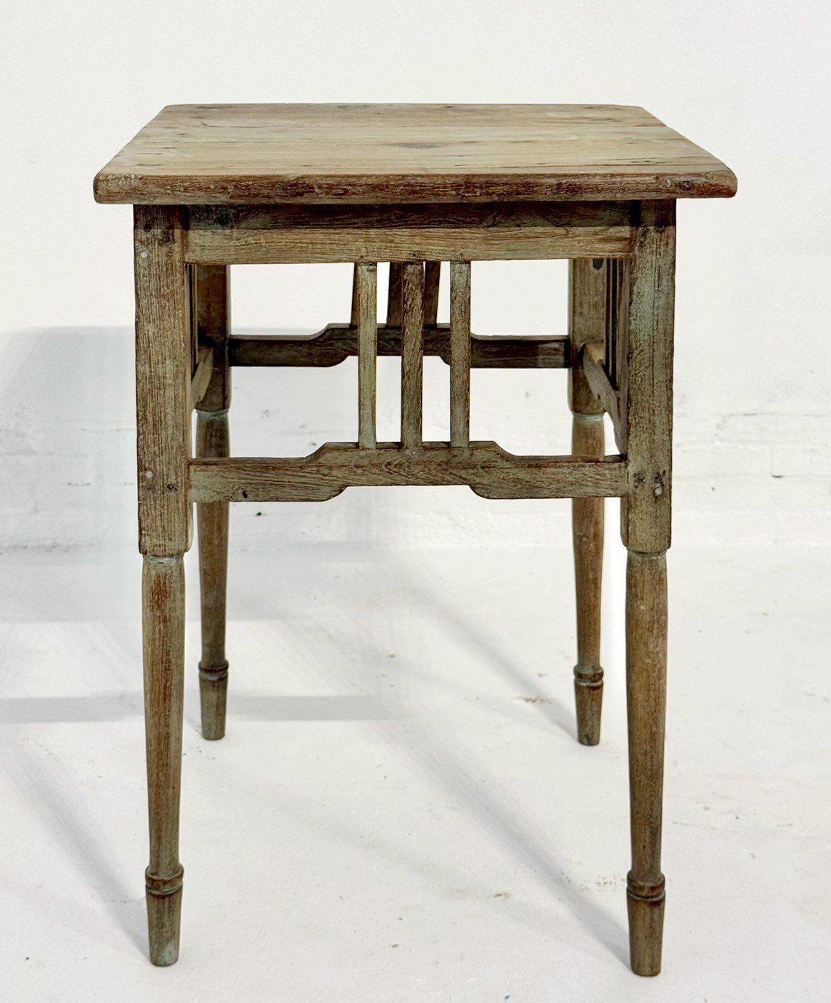 compact wooden table