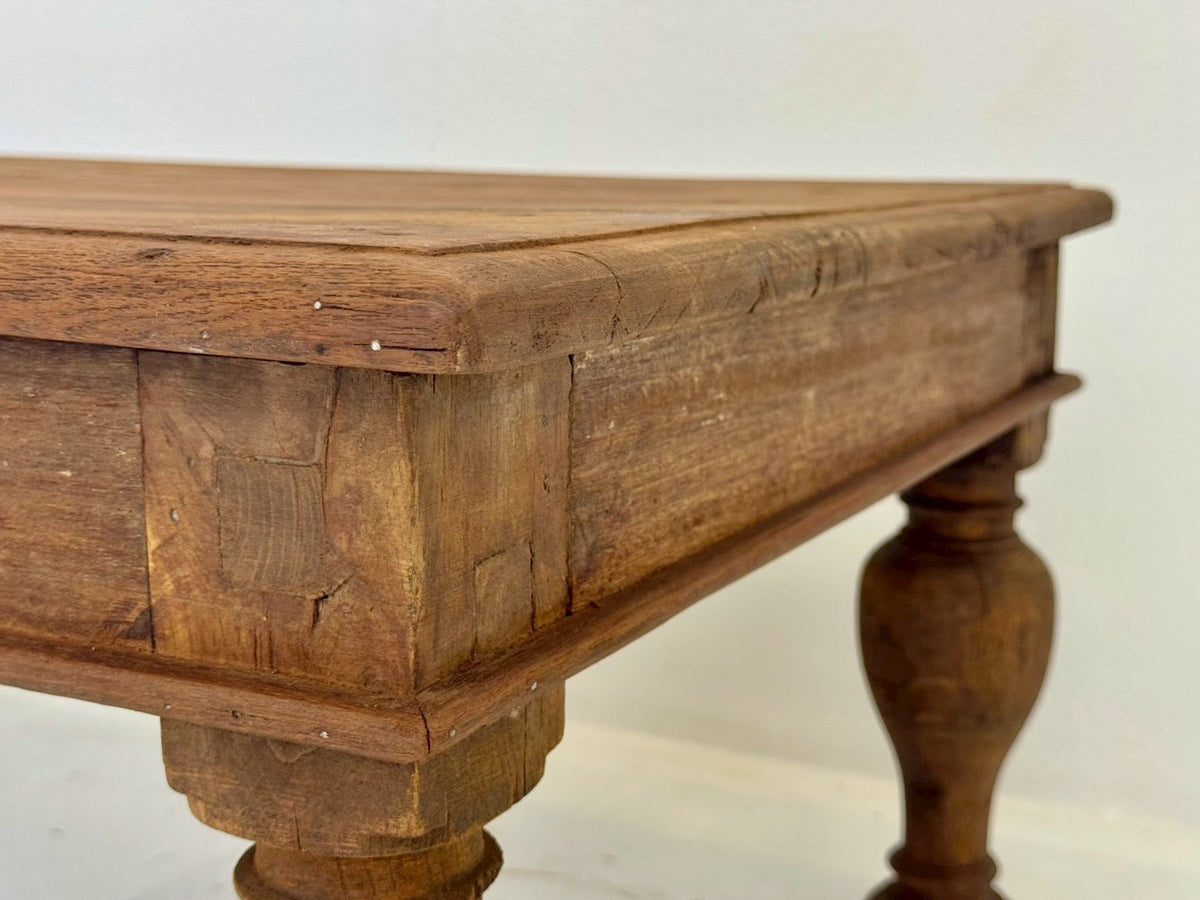 Conventional Simple Table – Rustic Room Center Table in Solid Wood W174 x D67 x H45 cm - RIVO HOMES