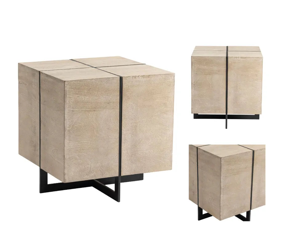 cross legs end table