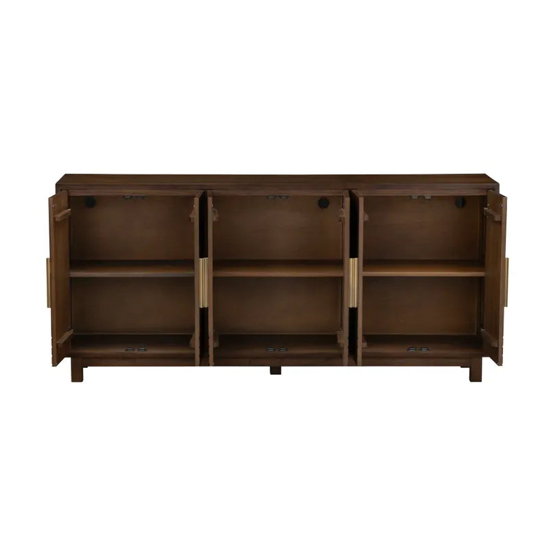 dark brown sideboard