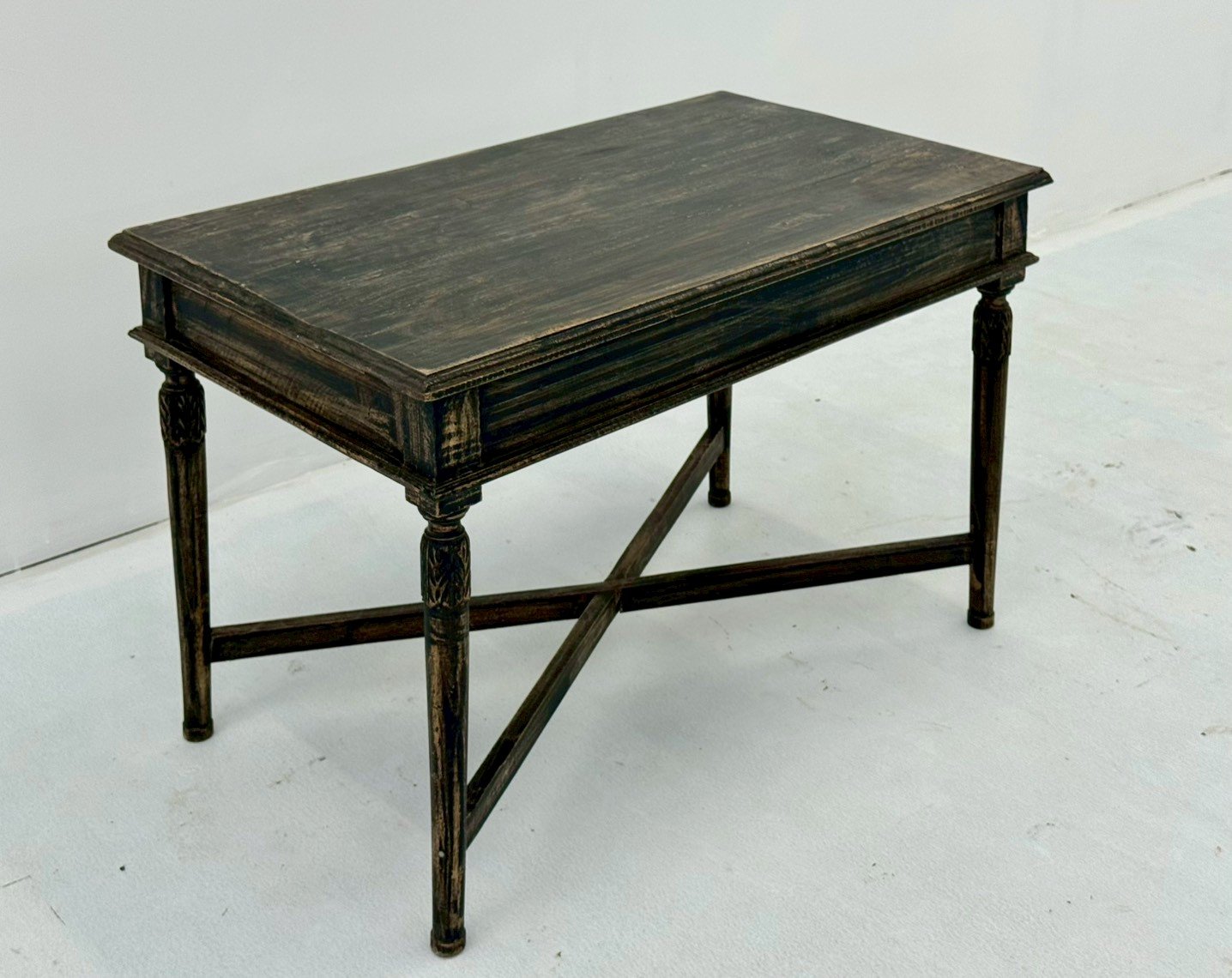 dark wood coffee table