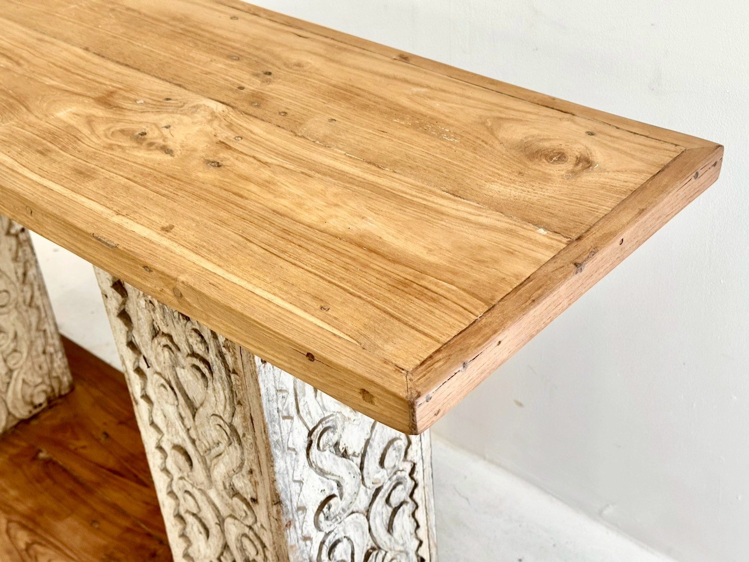 decorative wood console