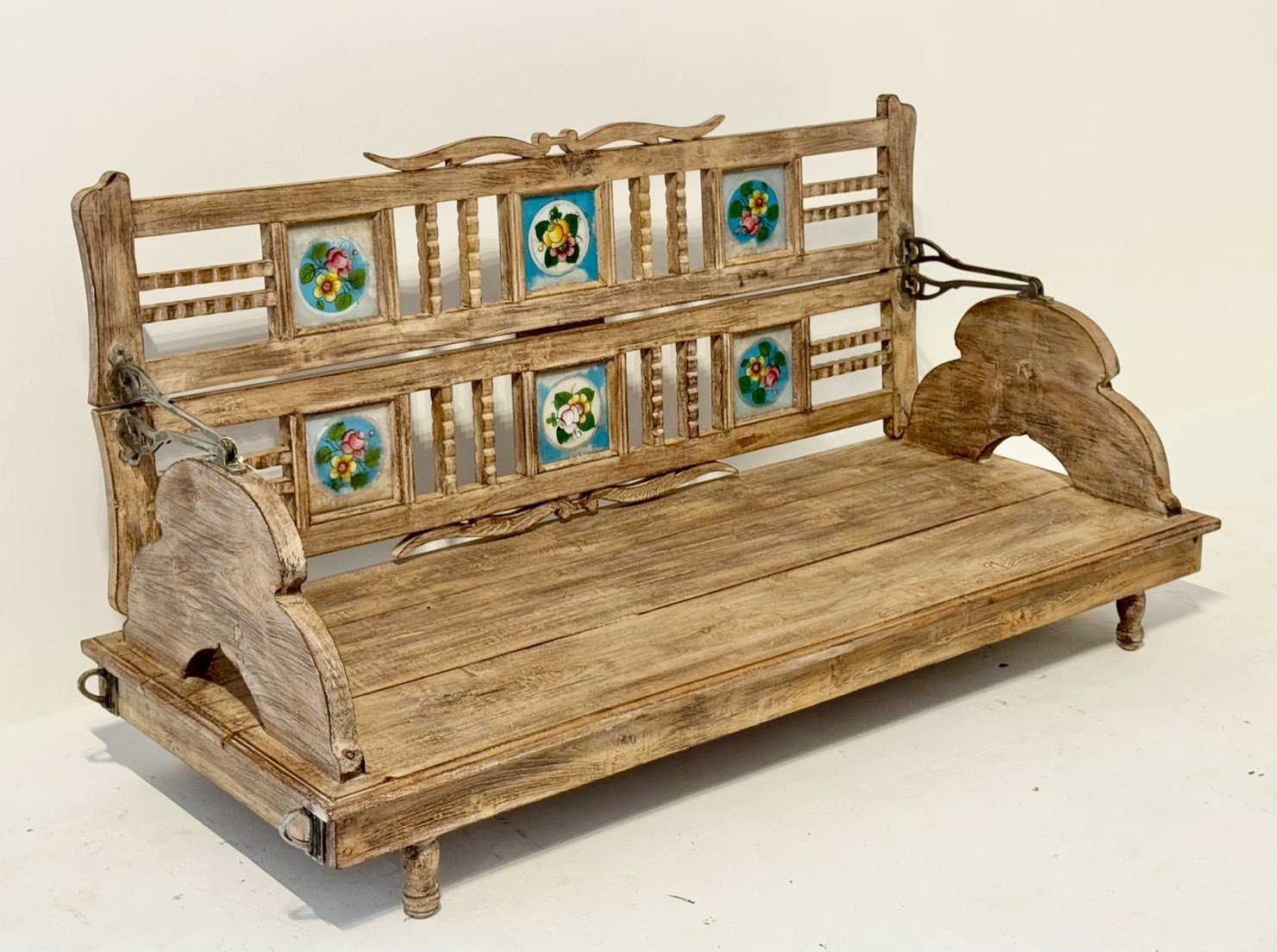 decorative wooden bench