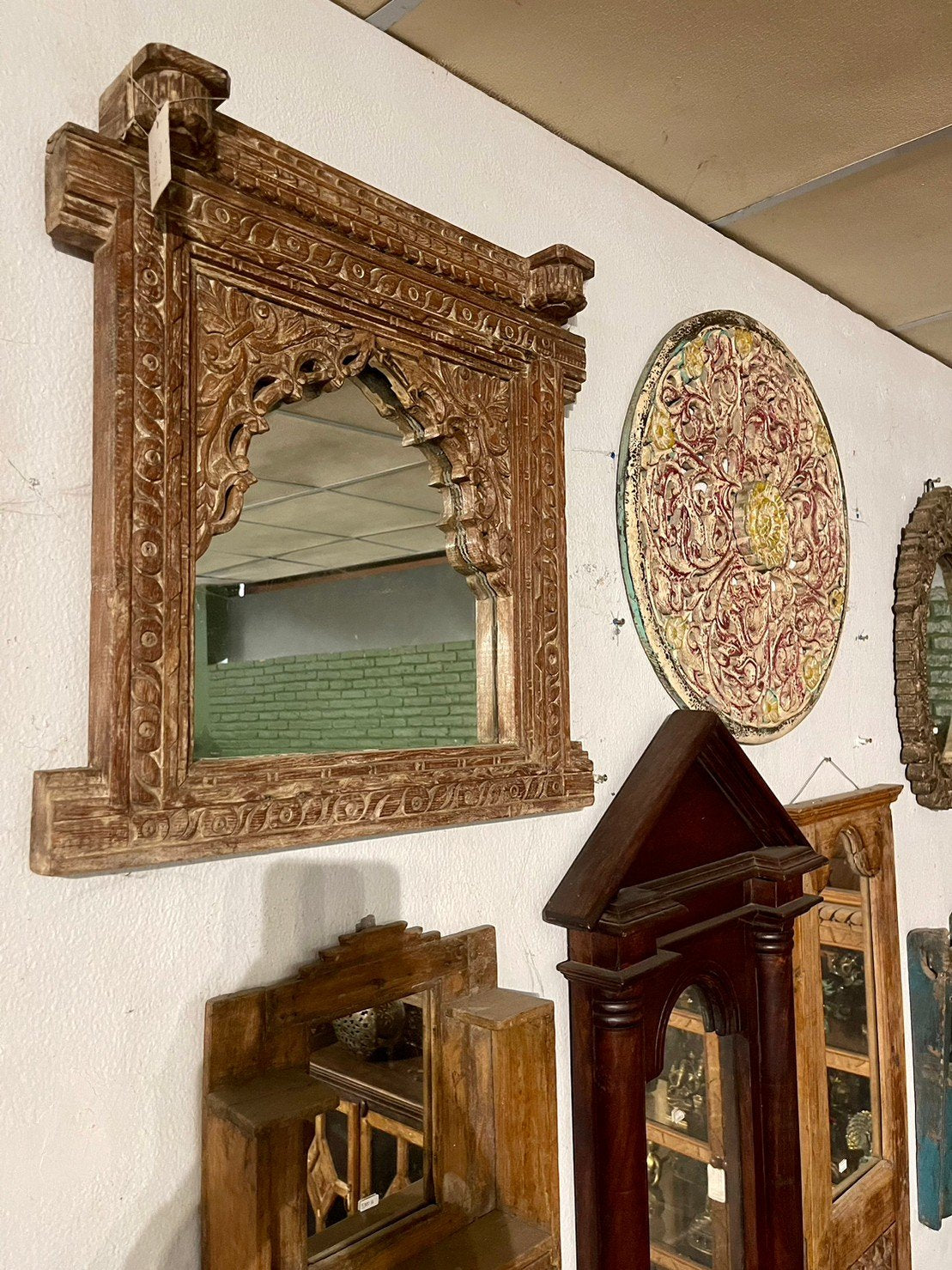 designer wooden mirrors