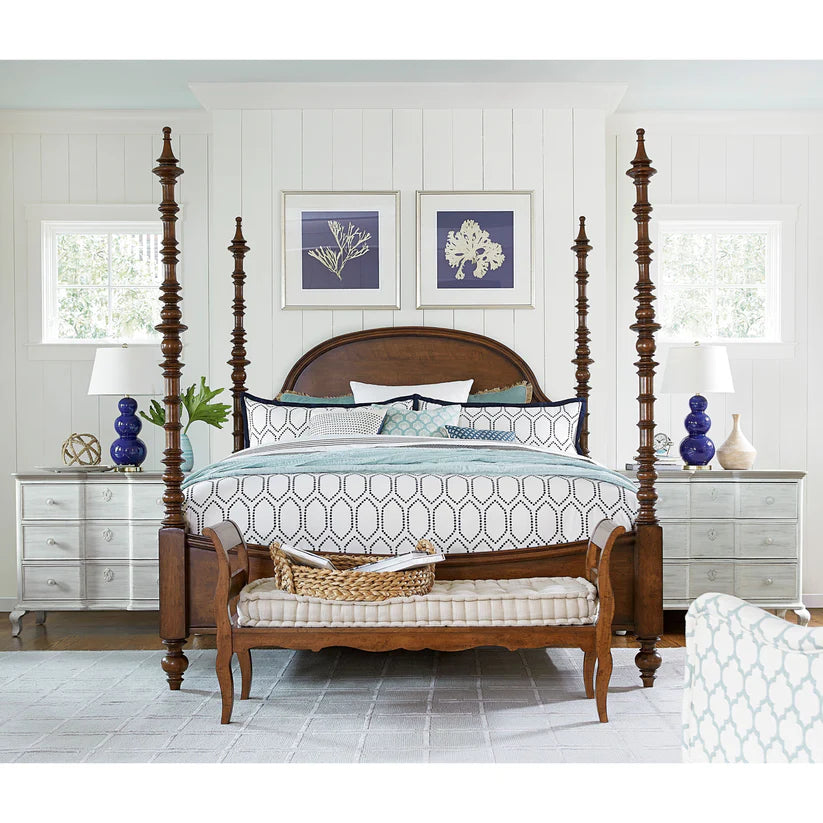 elegant mango wood bed