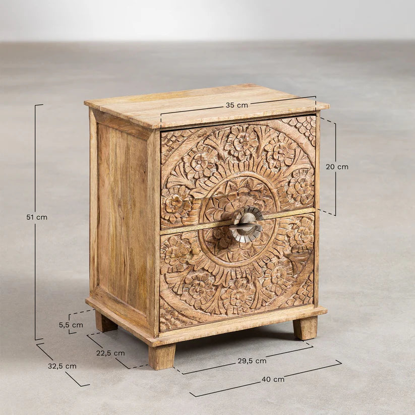 fern bed side table