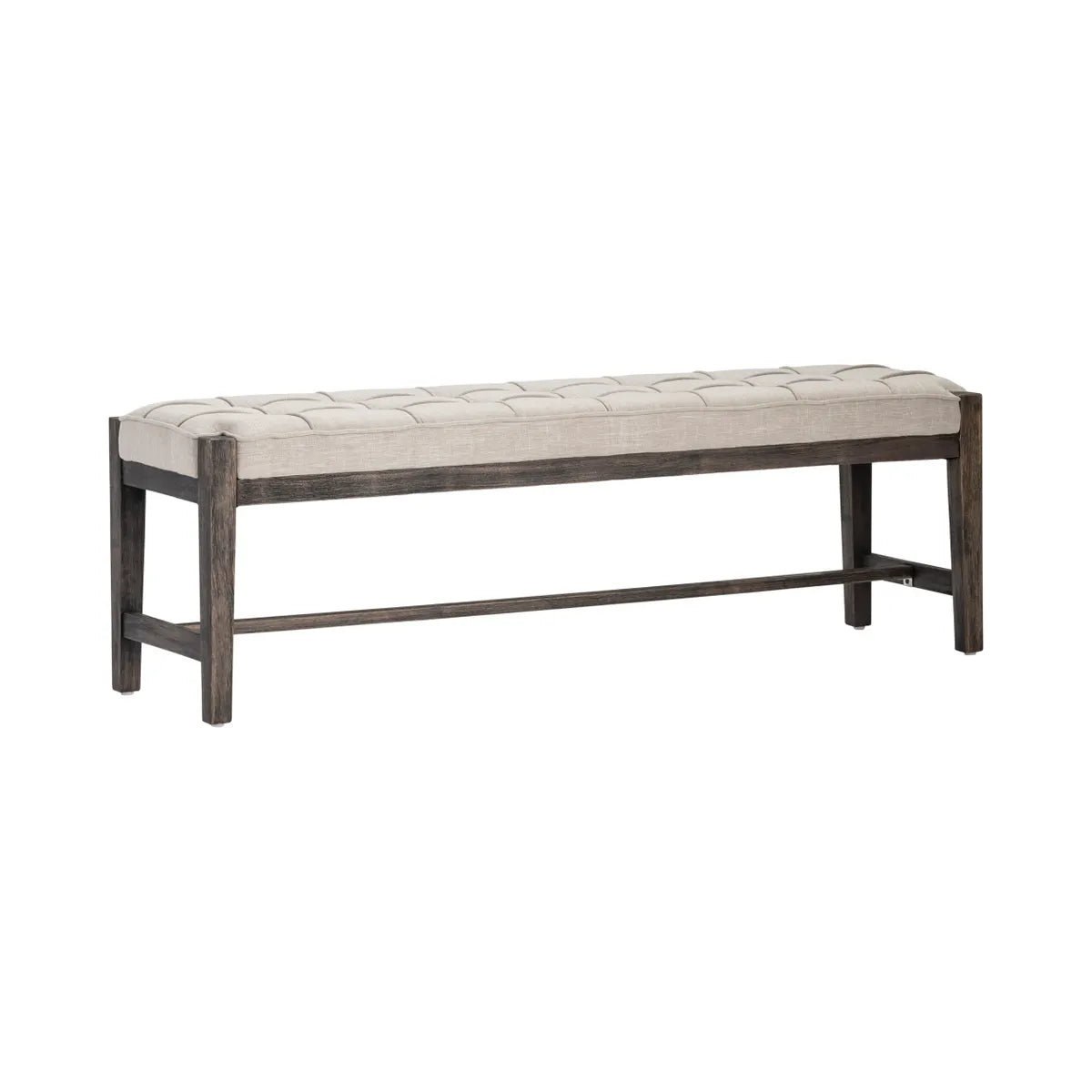 flint upholstered bench