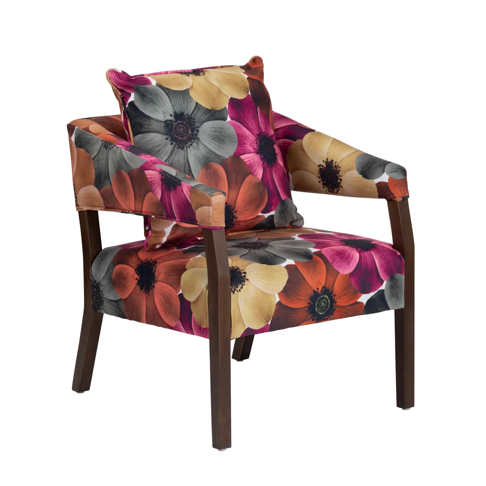 floral accent chair