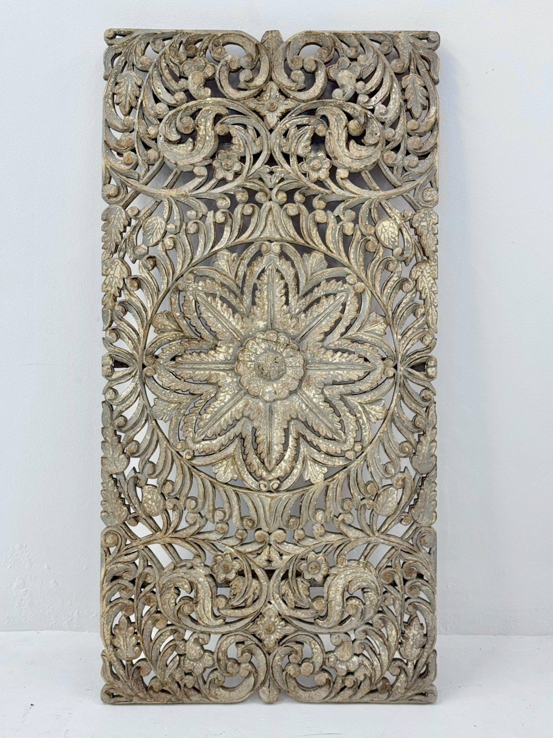 floral jali wall panel