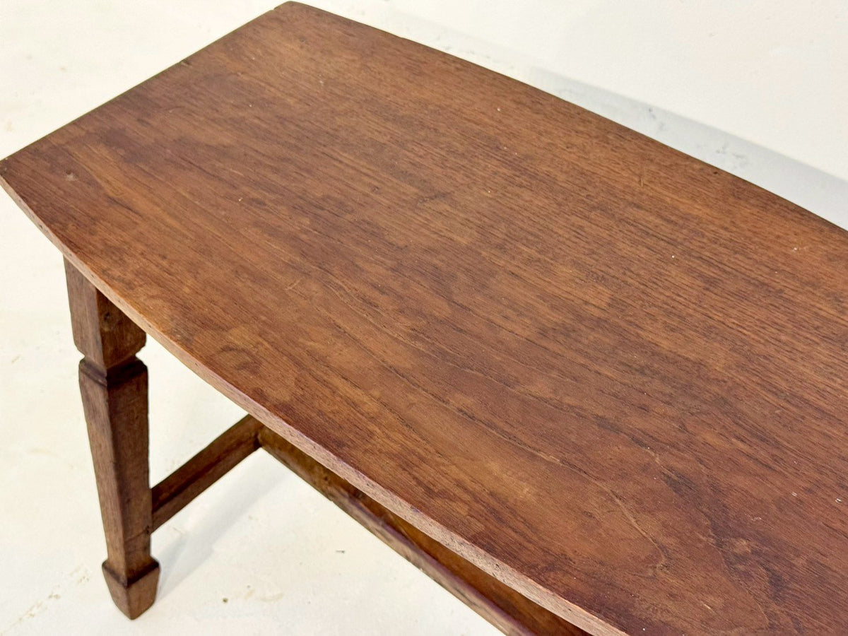 Formal Wooden Side Table – Wood Side Table with Classic Turned Legs W69 x D36 x H49 cm - RIVO HOMES
