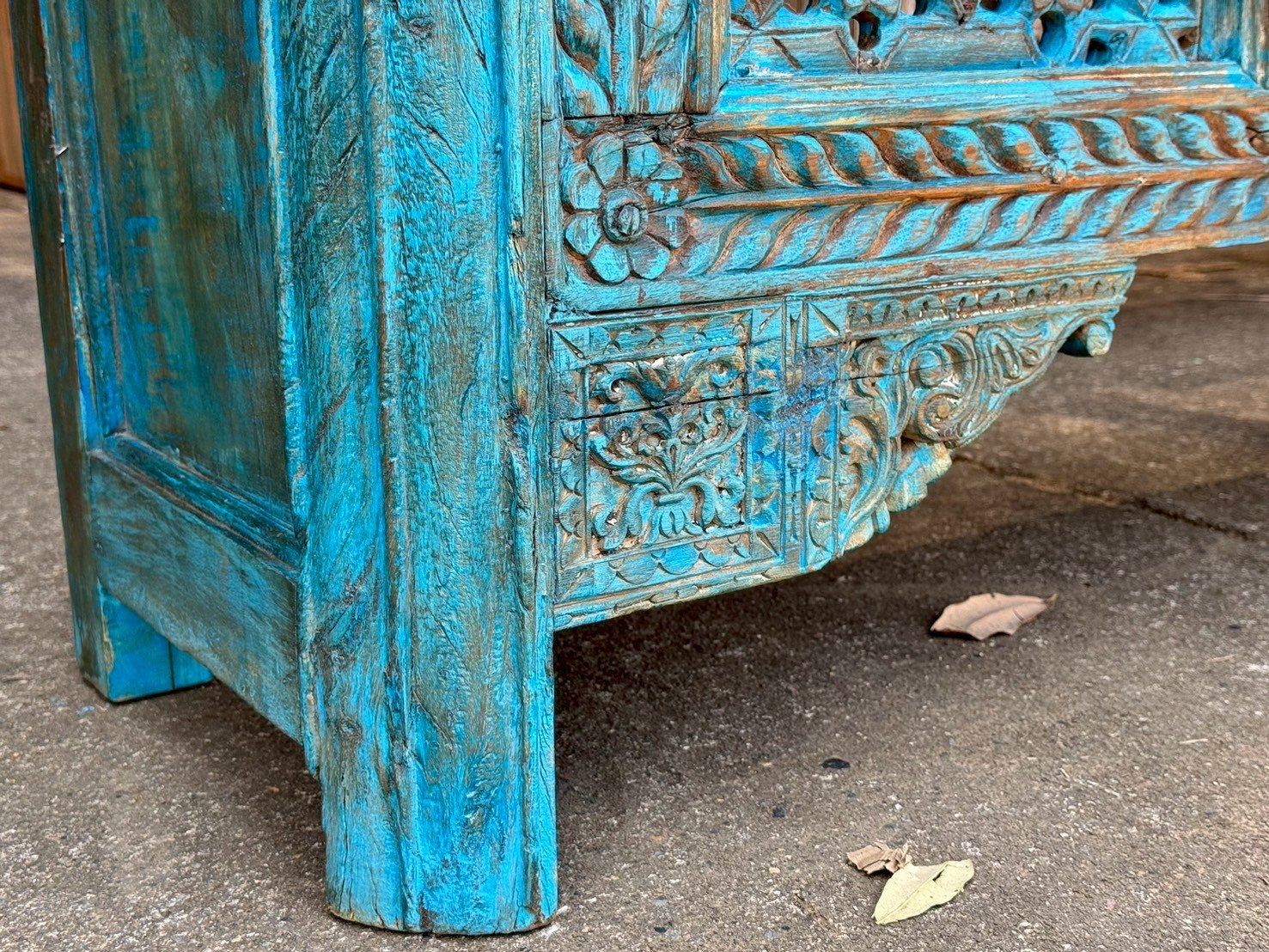 fretwork console table