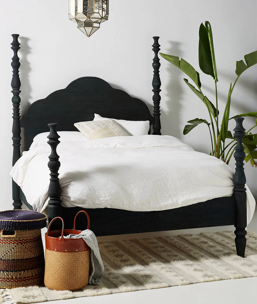  fretwork king queen bed