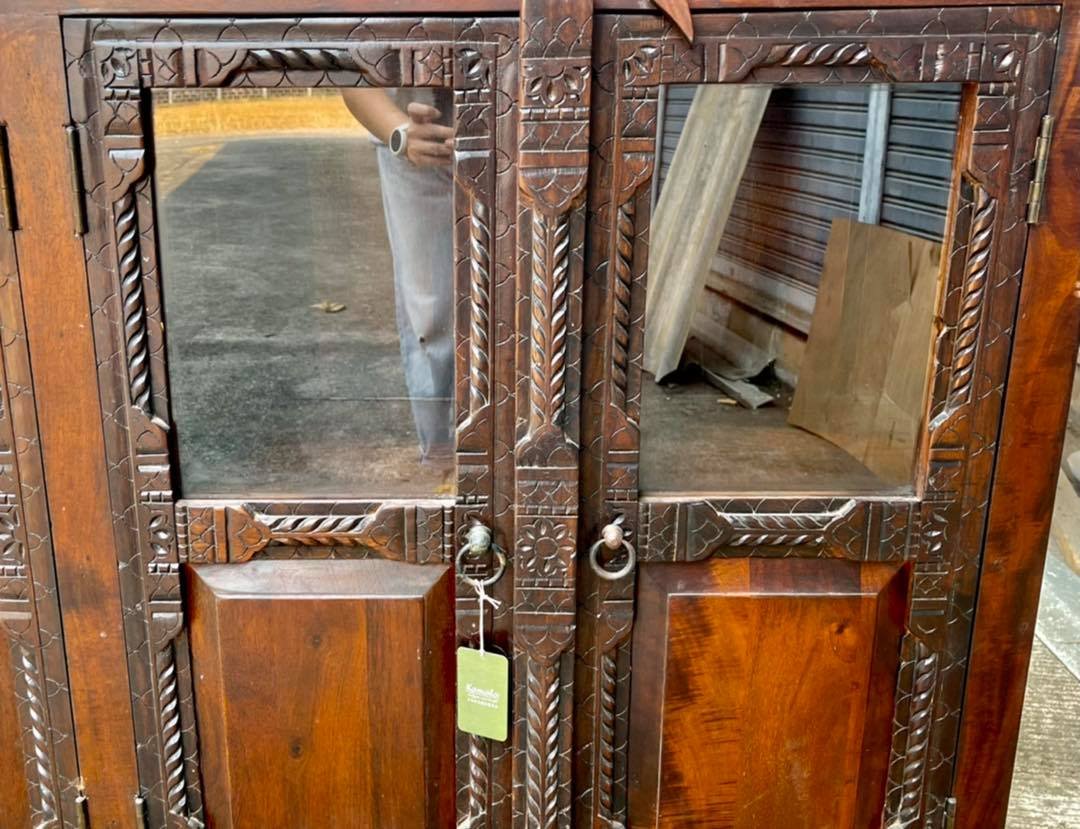 frosted glass sideboard