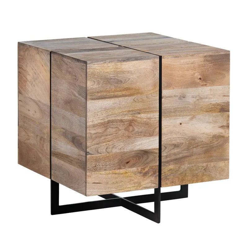 geometric side table