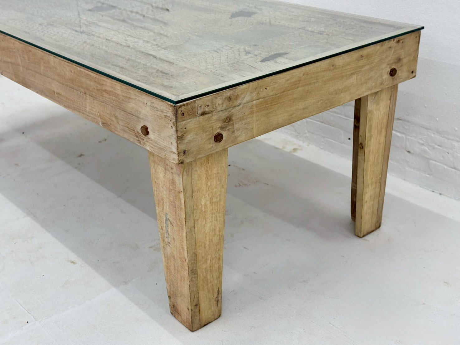 glass coffee table