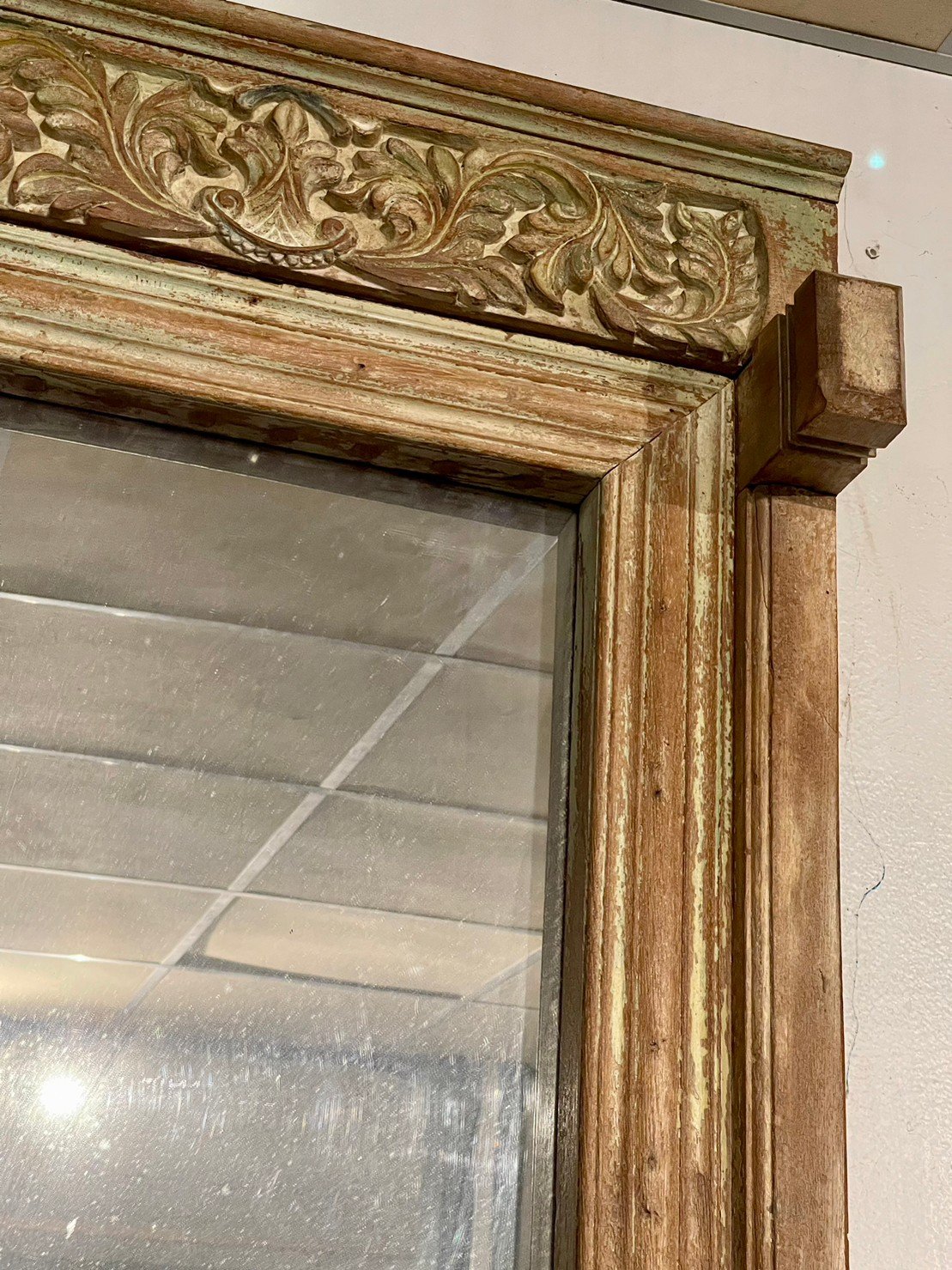 grand carved mirror