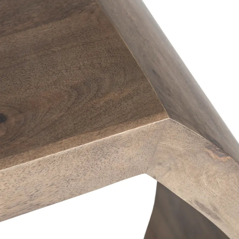 grey finish side table