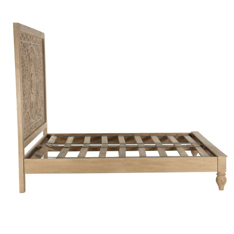 hand carved Wood bed