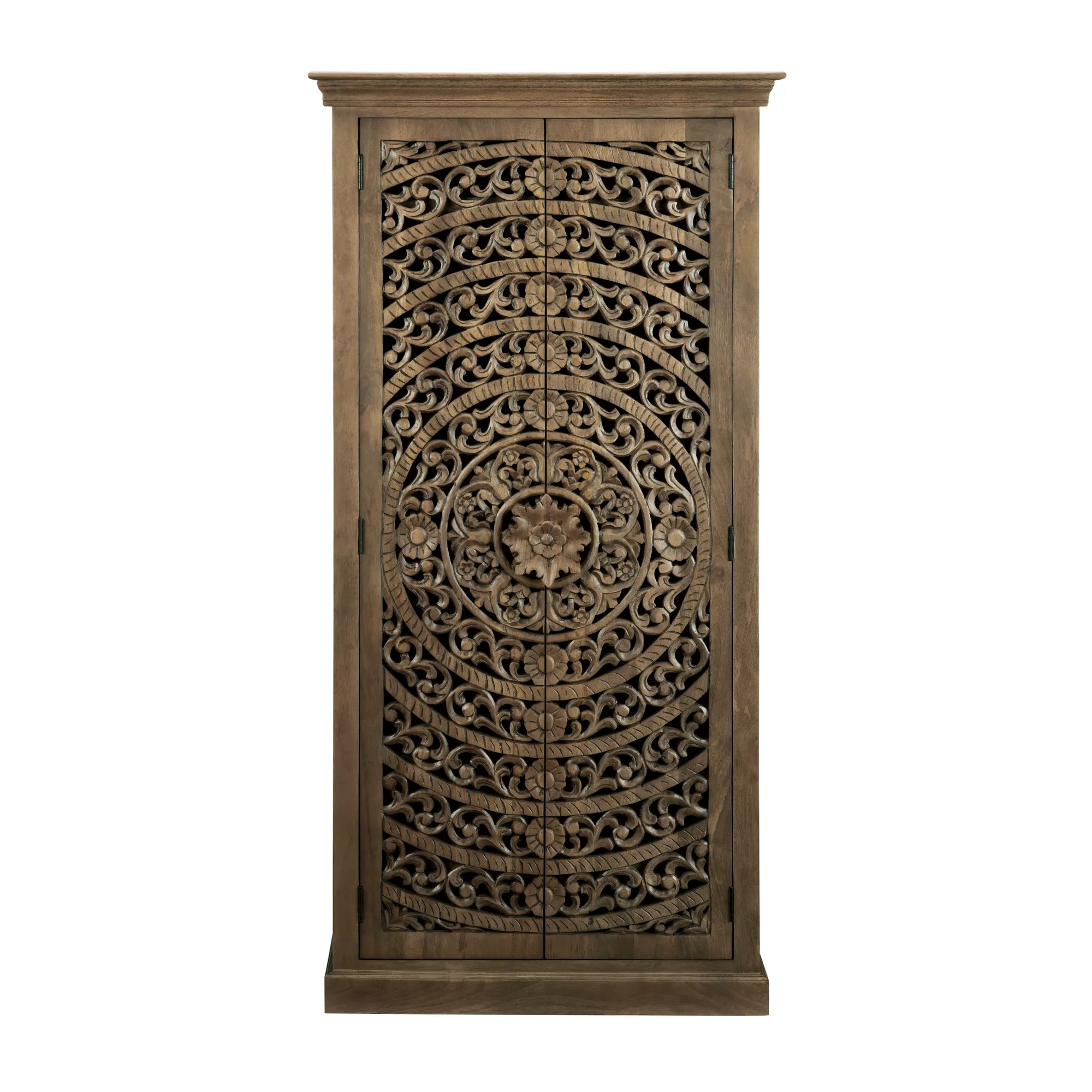 hand carved cabinet