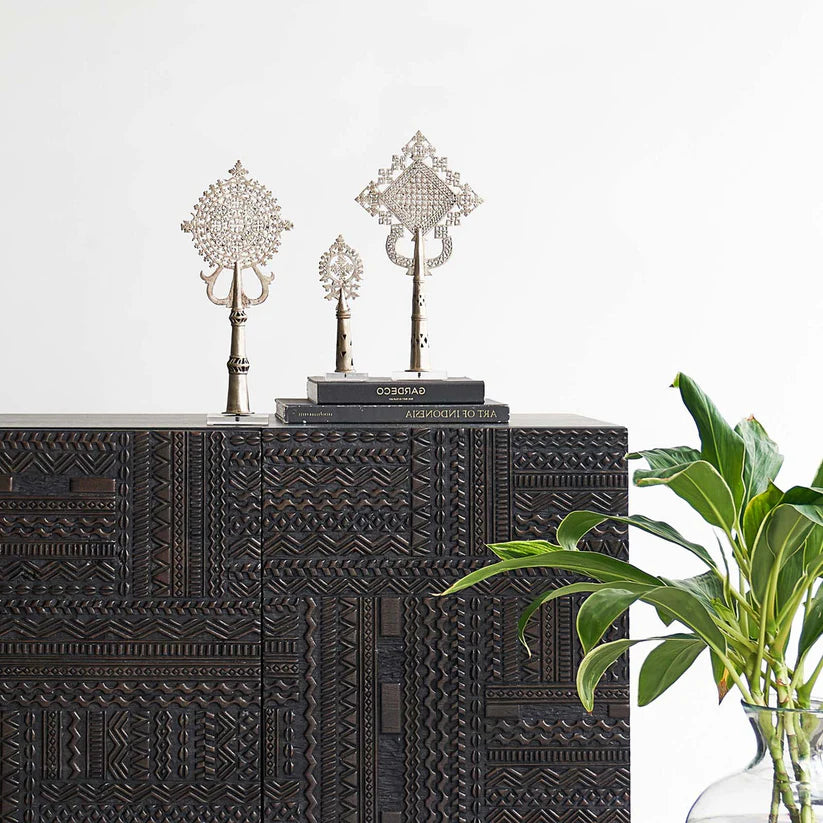  hand carved constellation sideboard