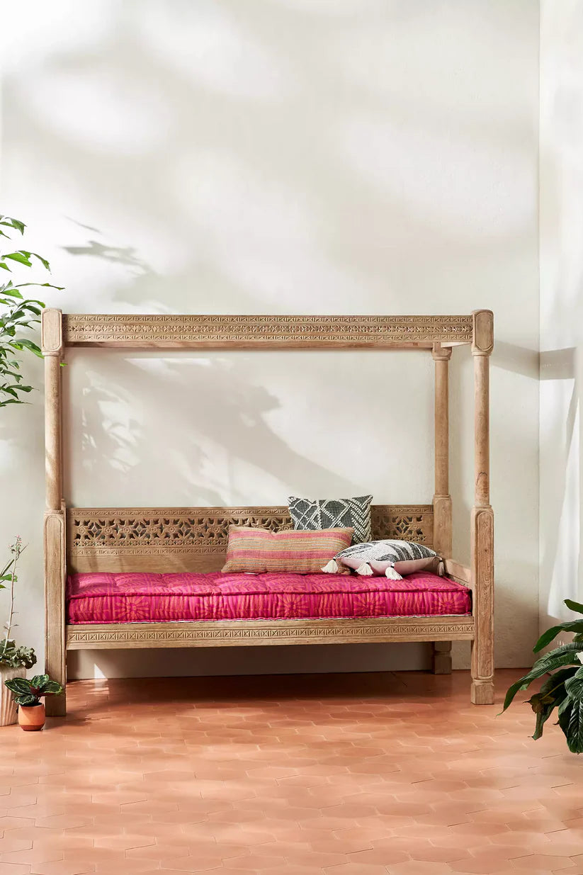 hand carved day beds