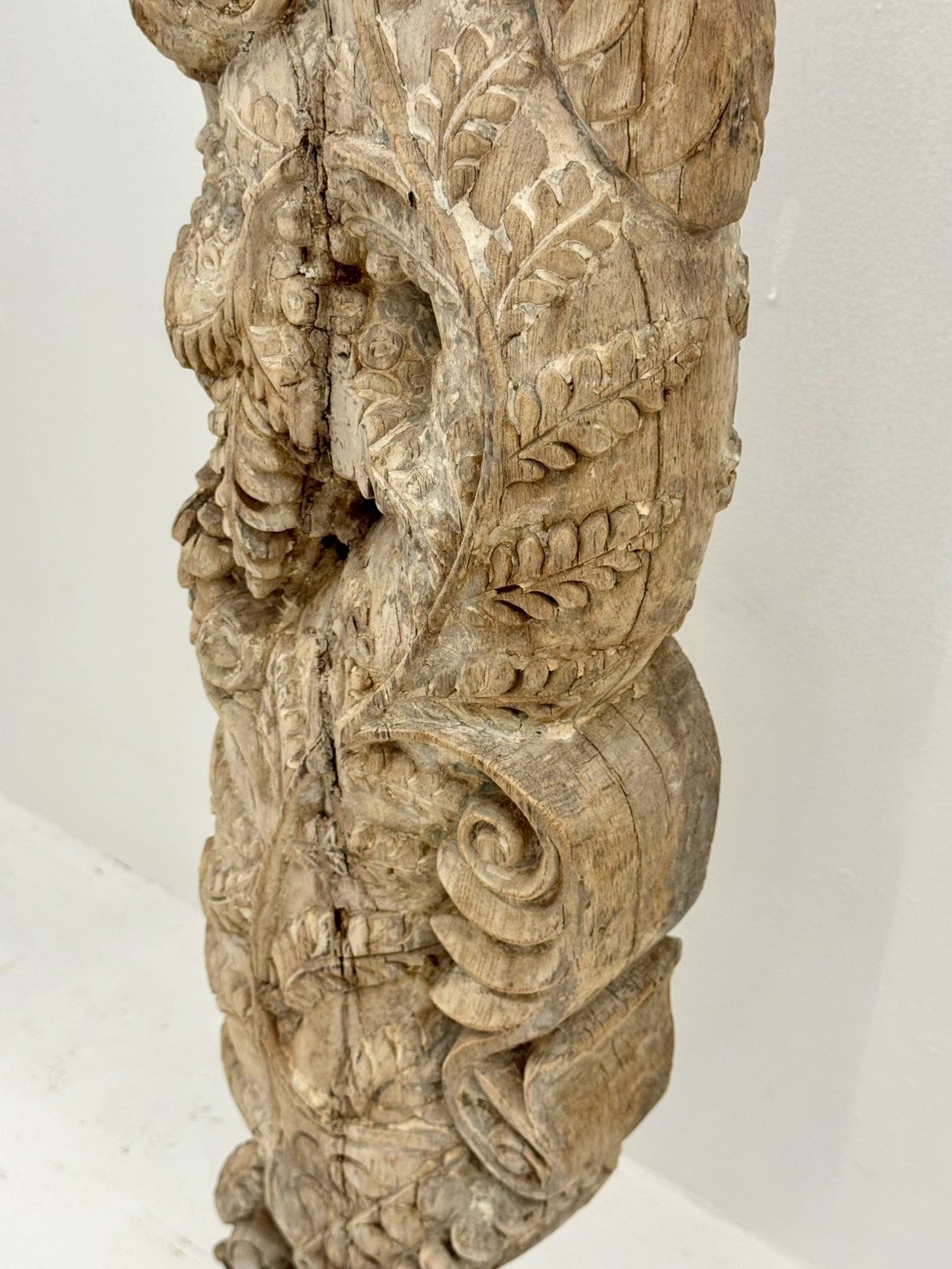hand carved statue