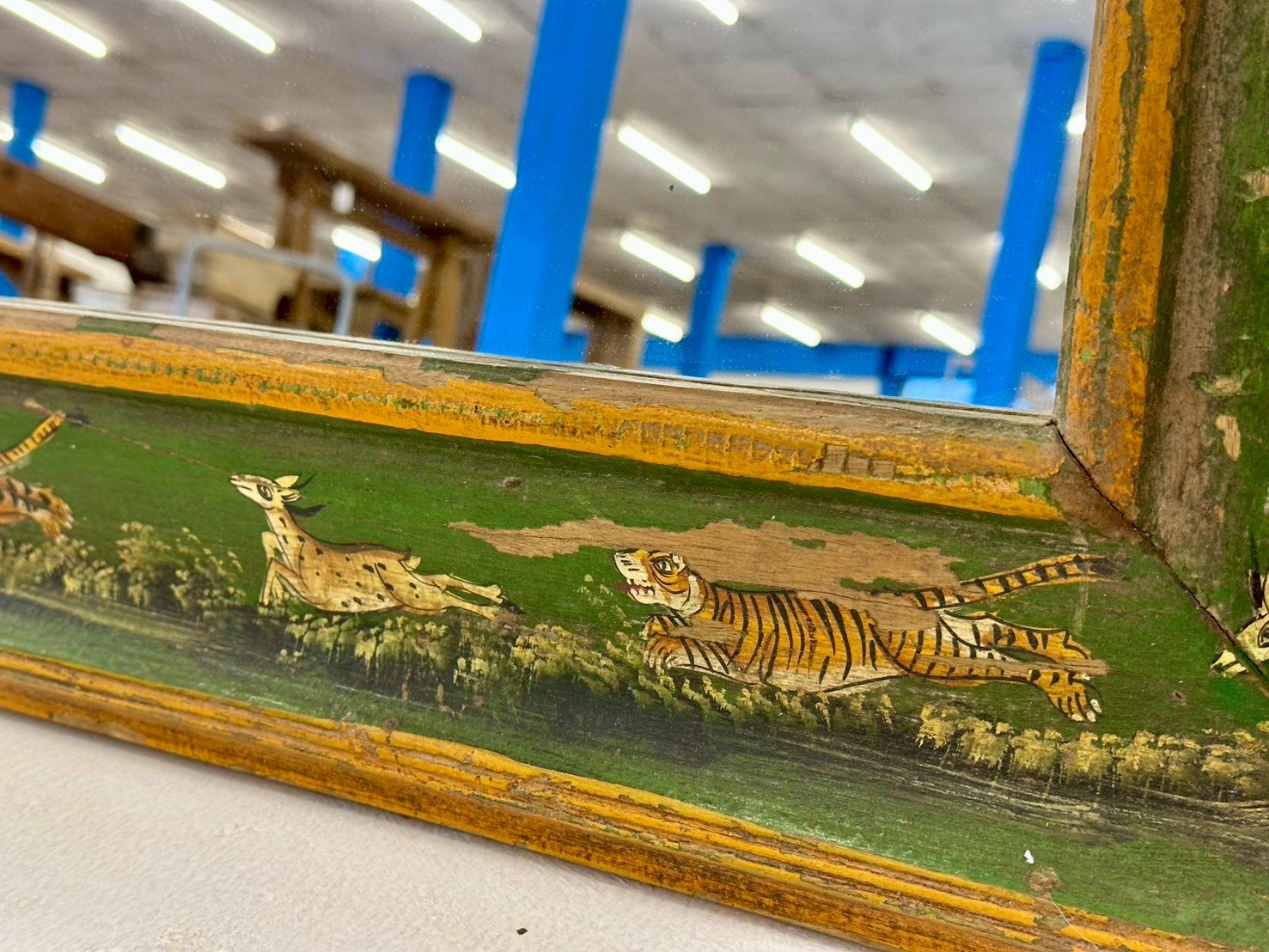 hand painted mirror