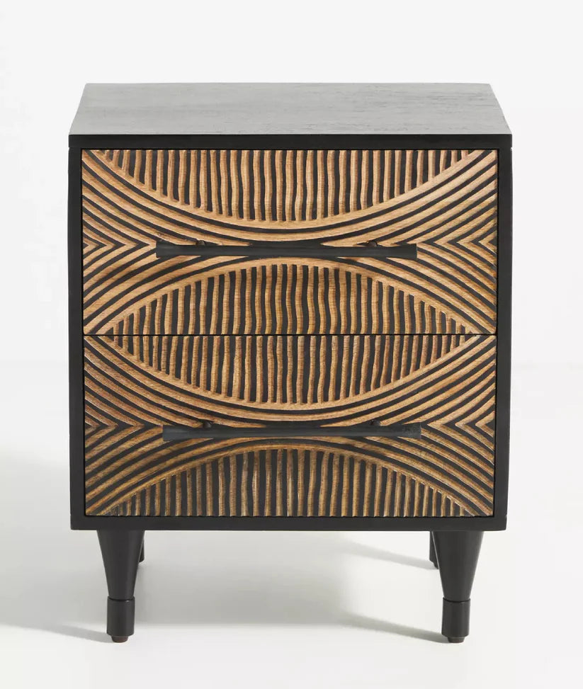 handcarved bedside