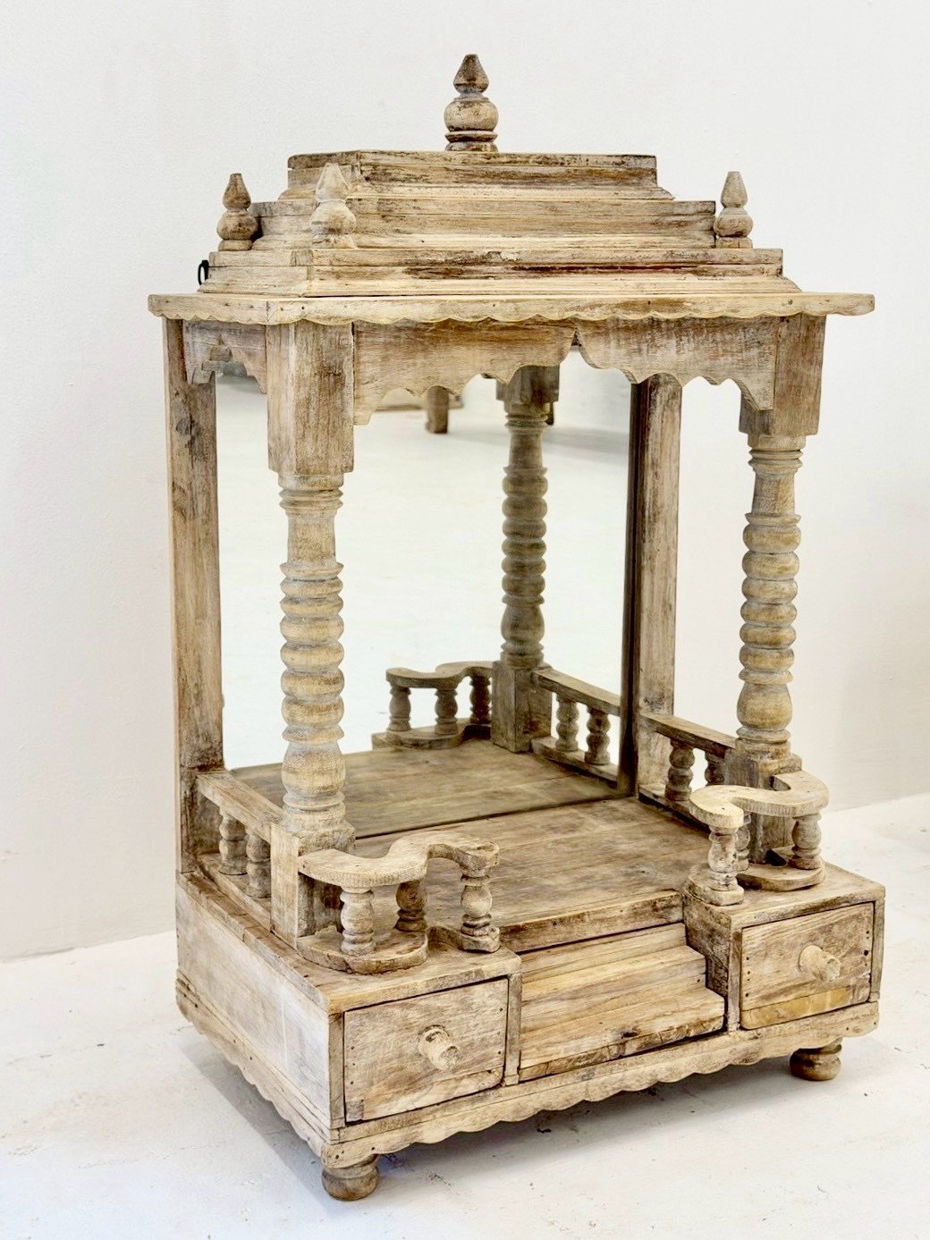 handcarved temple