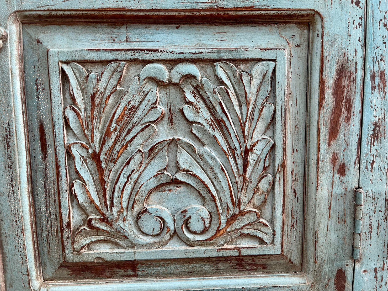 handcarved wooden sideboards