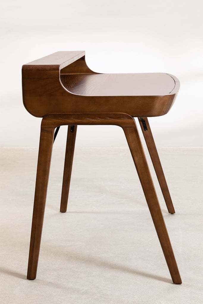handcrafted solid wood workspace