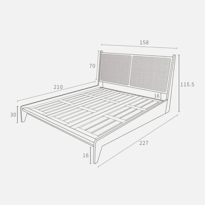high leg platform bed