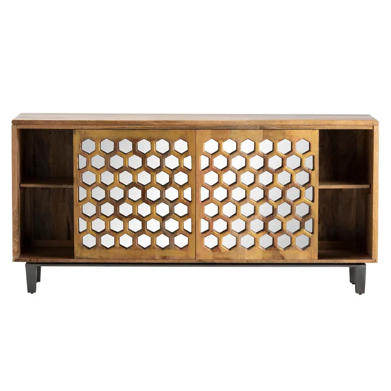 honeycomb doors sideboard