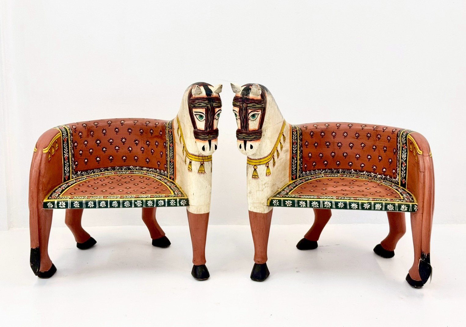  horses set of 2 chairs