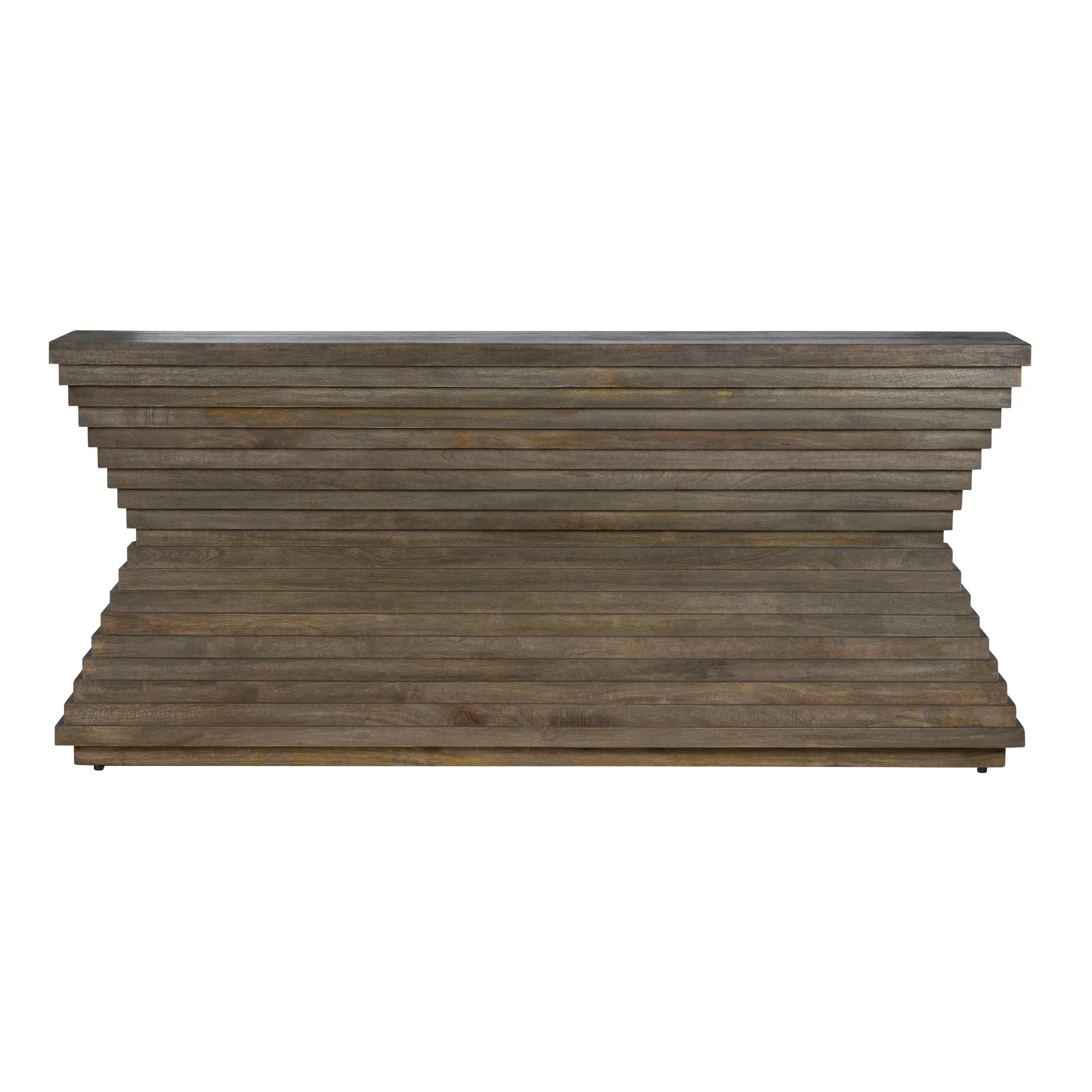 hourglass console table