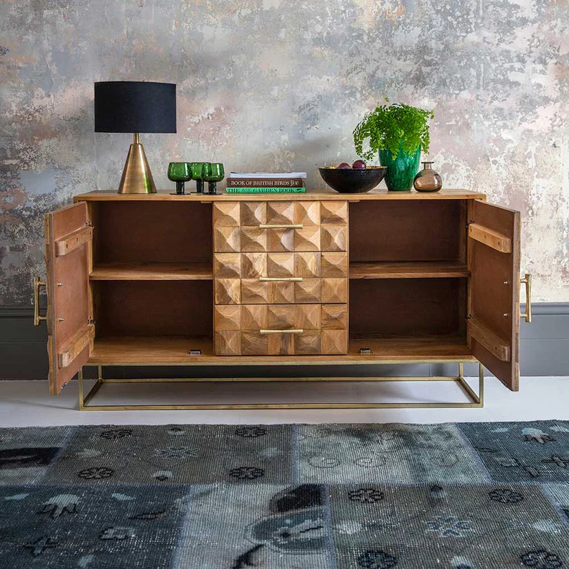 iron frame sideboard