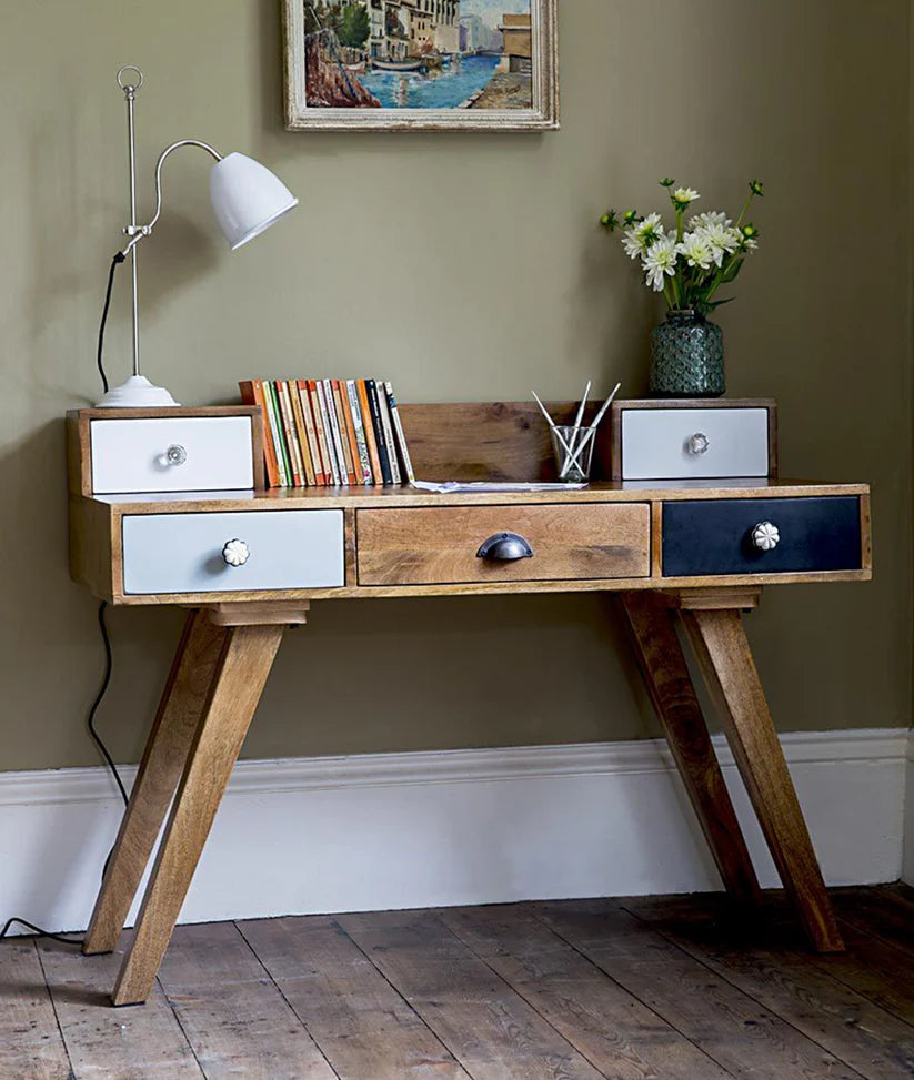  kinetic mango wood study table