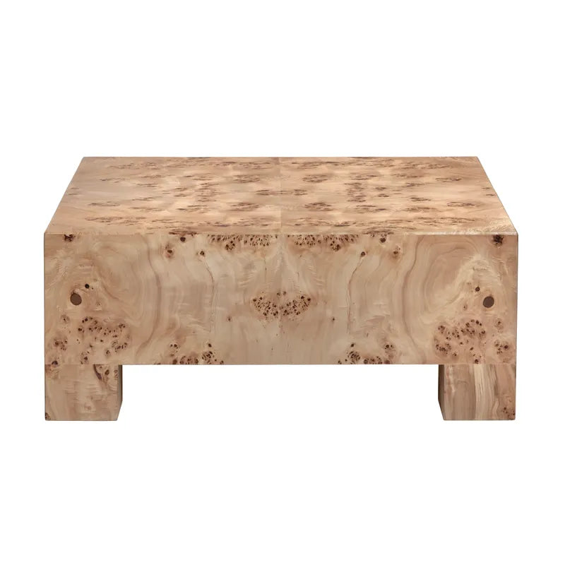 lacquered block table