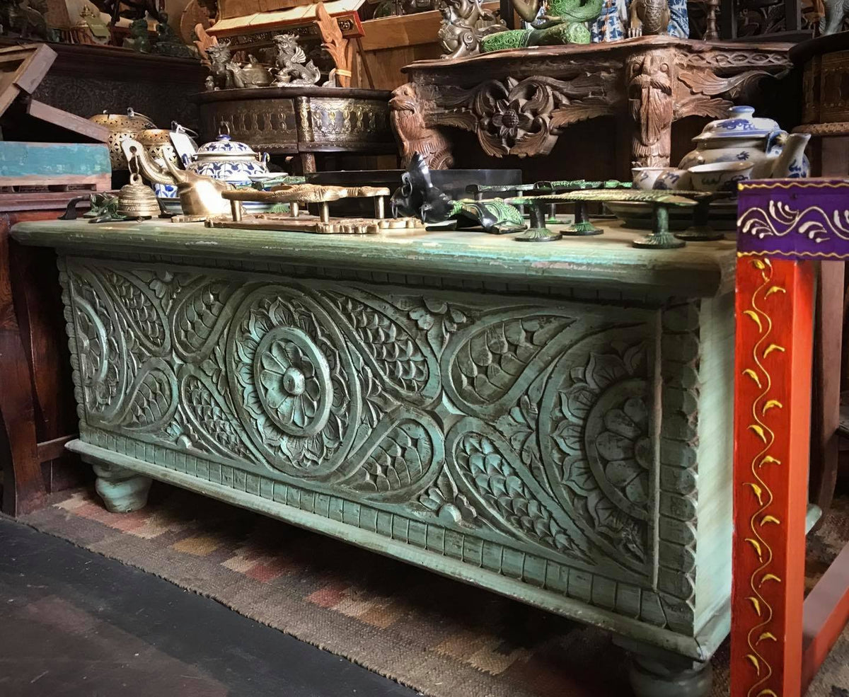 large storage wooden box