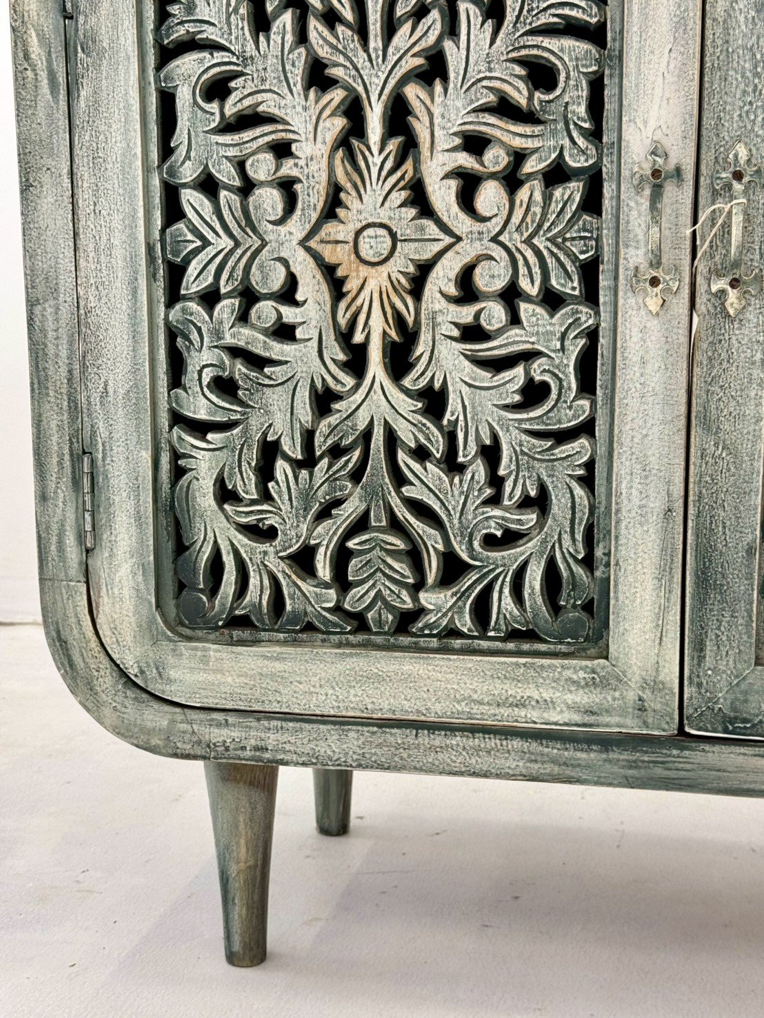 lattice door cabinet