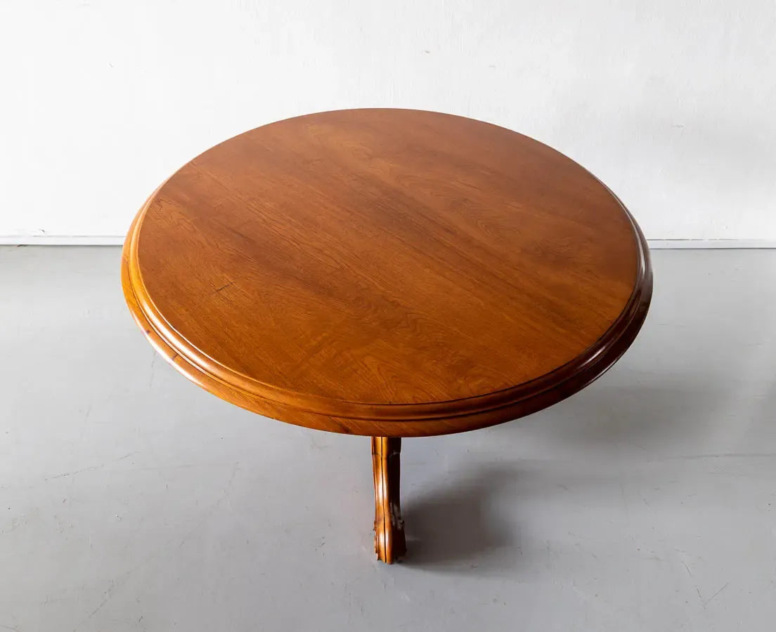 Rattan Round Dining Set – Handcrafted Solid Mango Wood, All Sizes by RIVO HOMES