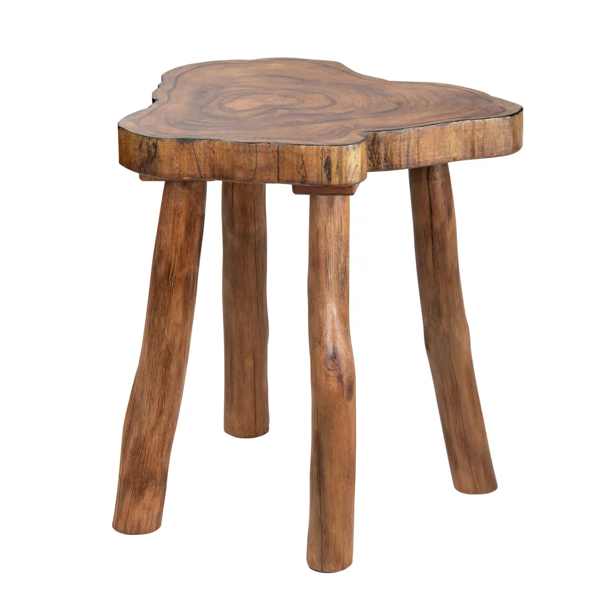  live edge four post table