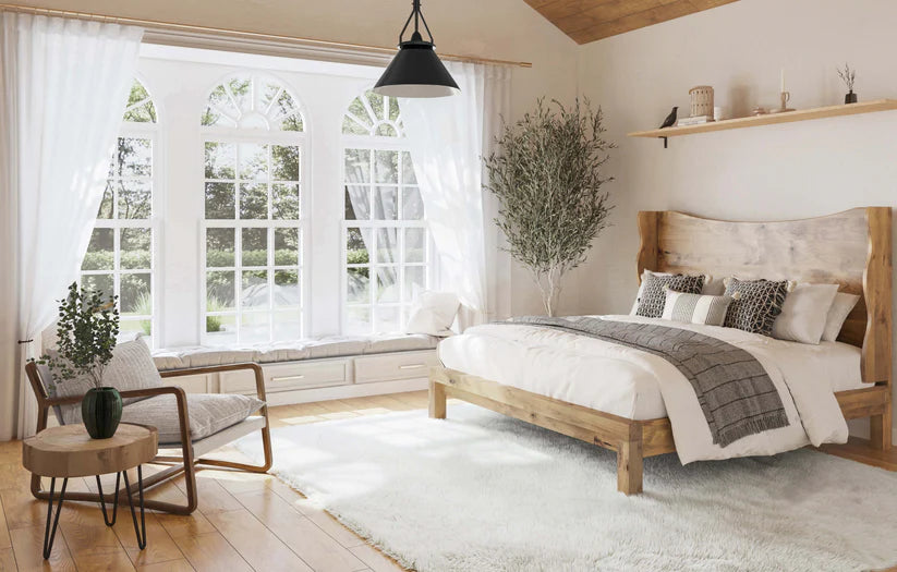 luxurious sleeping bed